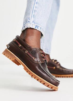 Туфлі мокасини timberland womens noreen heritage boat shoe - brown - 51304
оригінал