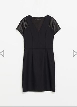 Платье карандаш   , офисное платье от zara basic