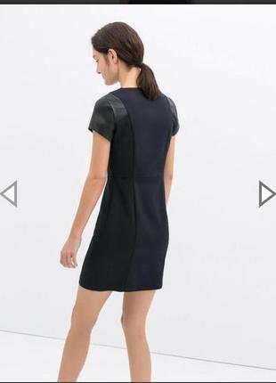 Платье карандаш   , офисное платье от zara basic9 фото