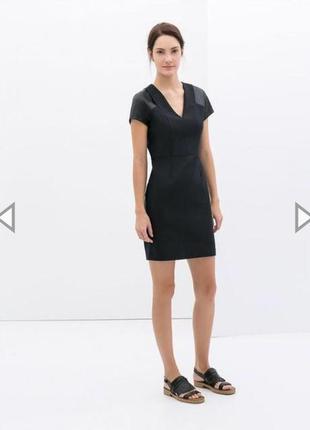 Платье карандаш   , офисное платье от zara basic2 фото