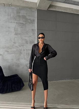 Асимметричная юбка 🖤