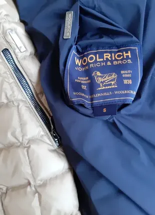 Женская двусторонняя деми куртка woolrich (s-м)3 фото