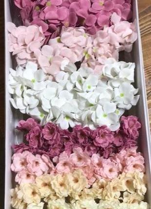 Мильні квіти (мікс № 238) для створення розкішних нев'янучий букетів і композицій з мила