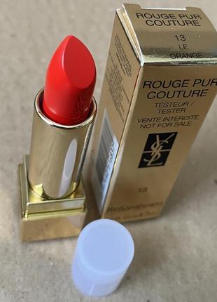 Yves saint laurent rouge pur couture помада для губ 13 le orange