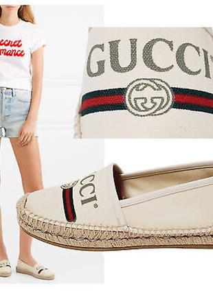 Эспадрильи gucci