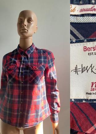 Хлопковая рубашка в клетку