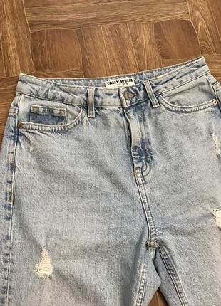 Круті джинси з необробленим краєм tally weijl2 фото