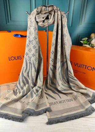 Палантин шарф платок  в стиле  louis vuitton луи витон турция7 фото