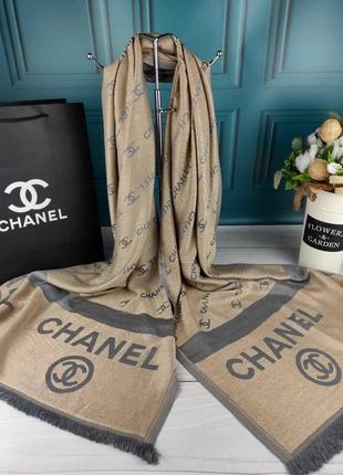 Шарф палантин хустка в стилі chanel шанель туреччина