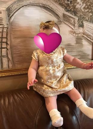 Нарядное платье h&m + повязка
