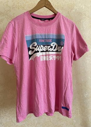 Брендровая футболка superdry, р. l/xl