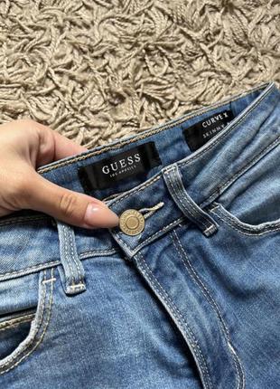 Стильные брендовые джинсы скинны guess оригинал6 фото