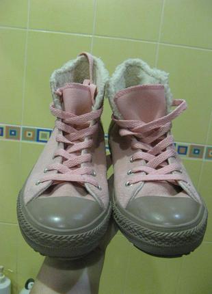 Кеды converse all star 37.5 замша2 фото