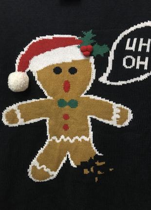 Очень красивый и стильный брендовый вязаный свитер 21.