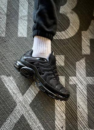 Мужские кроссовки nike air max tn+ black nike air max tn+ black#найк