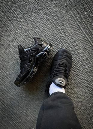 Мужские кроссовки nike air max tn+ black nike air max tn+ black#найк7 фото