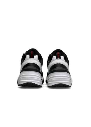 Жіночі кросівки nike m2k tekno fleece white black red#найк7 фото