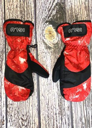 Зимние непромокаемые рукавицы для девочки 7-12 лет