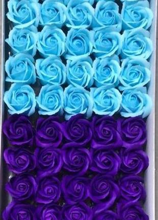 Мыльные розы (микс № 173) для создания роскошных неувядающих букетов и композиций из мыла