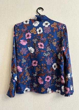 Шелковая блуза mango 2