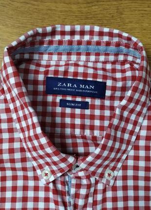 Zara man рубашка сорочка ✂️3 фото