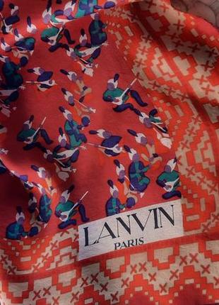 Шовкова хустка lanvin2 фото