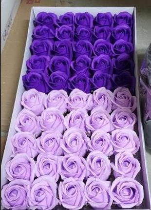 Мильні троянди (мікс № 98) для створення розкішних нев'янучий букетів і композицій з мила1 фото