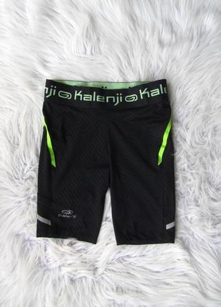 Спортивные тайтсы беговые велосипедки компрессионные шорты лосины decathlon kalenji ...