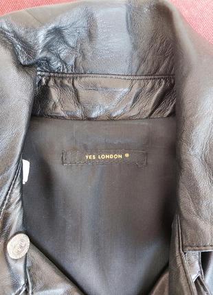 Куртка кожаная бренд yes london2 фото