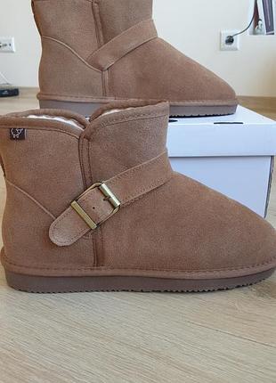 Нові замшеві круті угги з хутром