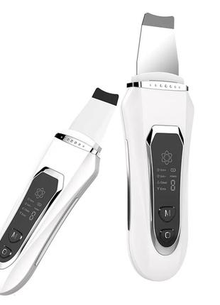 Ультразвуковой скрабер для лица ultrasonic facial beauty device2 фото