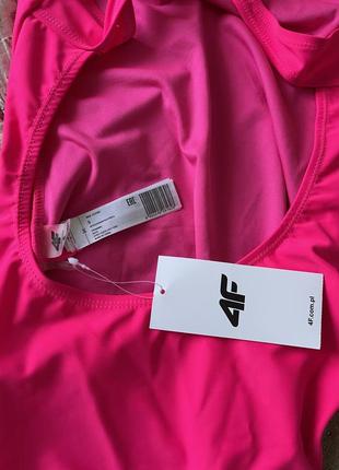 Купальник сдельный розовый (фуксия), бренд 4f, размер 36/s4 фото