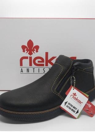 Шкіряні зимові черевики rieker на мембрані rieker tex оригінал