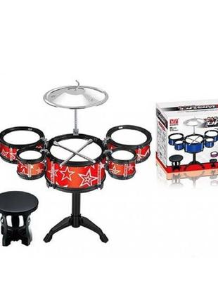 Детский игрушечный барабан 5288 drum. music world детская барабанная установка 5 барабанов, барабан