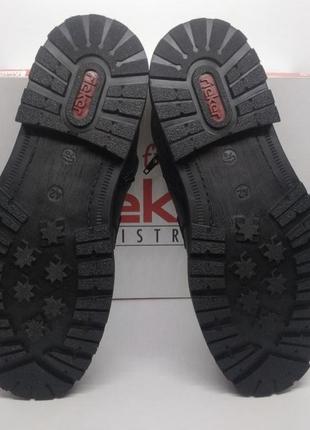 Кожаные зимние ботинки rieker antistress оригинал