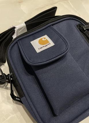 Сумка carhartt wip essentials bag small оригинал оригінал синя2 фото