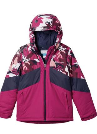 Зимова куртка для дівчинки columbia toddler girls' horizon ride ii jacket fuchsia xs/s