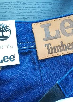 Мужские широкие джинсы loose crop jean l70jgt36 lee&amp;timberland 36/32 оригинал9 фото