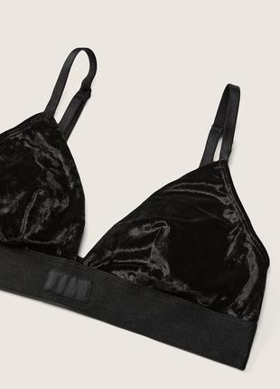 Оксамитовий комплект білизни victoria's secret pink оригінал
