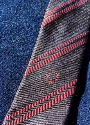 Fred perry narrow silk tie галстук, краватка3 фото