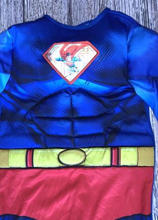 Новогодний костюм супермен для мальчика 5-6 лет, 110-116 см3 фото