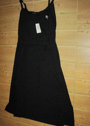 Новое черное стрейчевое платье "folia" р.54-56