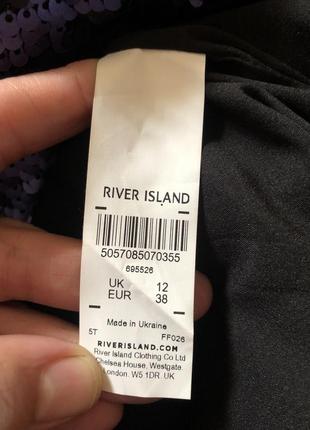 Юбка пайетки river island мини4 фото