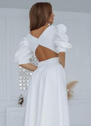 Изысканное стильное платье на свадьбы, роспись,крестины