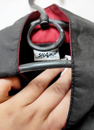 Ветровка мужская куртка черно красного цвета от бренда shamp m l5 фото