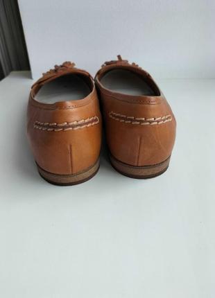 Кожаные фирменные туфли мокасины clarks! оригинал!6 фото