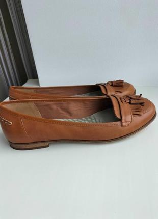 Кожаные фирменные туфли мокасины clarks! оригинал!4 фото