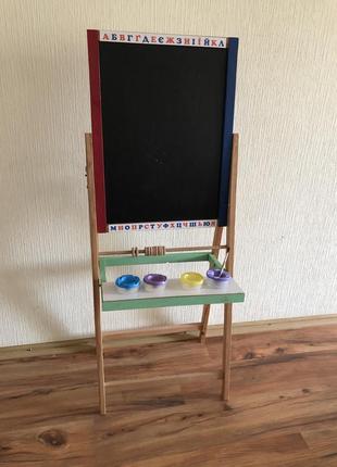 Мольберт детский двусторонний