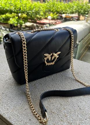 Сумочка pinko puff black (gold)