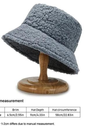 Зимняя теплая женская шапка шапочка шляпа котелок тедди теди5 фото